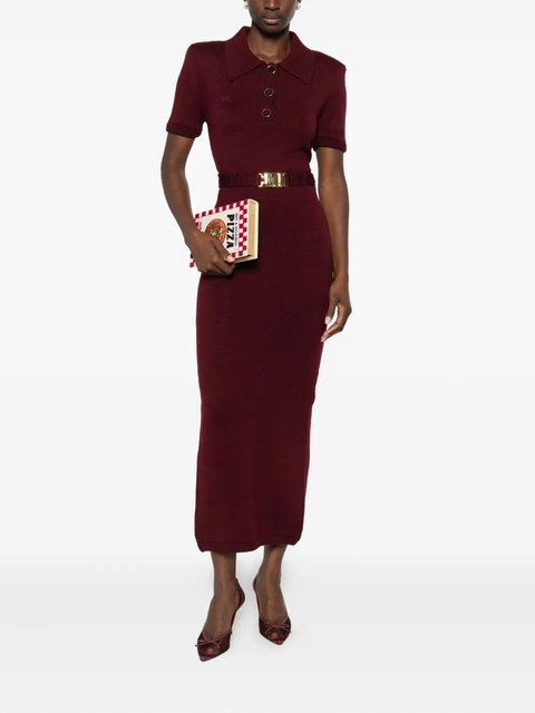 Rowen Rose short sleeve midi dress - Red - zdjęcie produktu nr 2