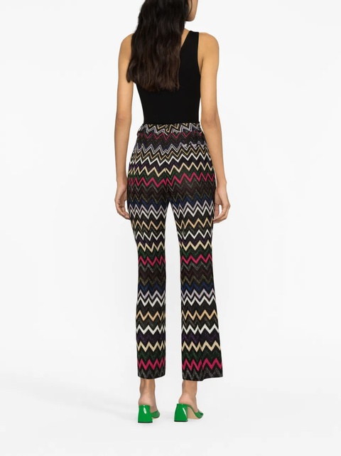Missoni Zigzag lurex trousers - Black - zdjęcie produktu nr 2