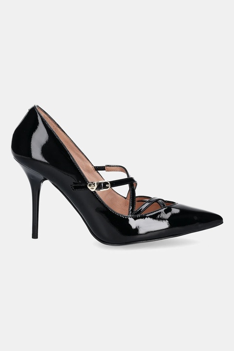 Love Moschino szpilki skórzane kolor czarny JA10319G1NIH0000 - zdjęcie produktu nr 2