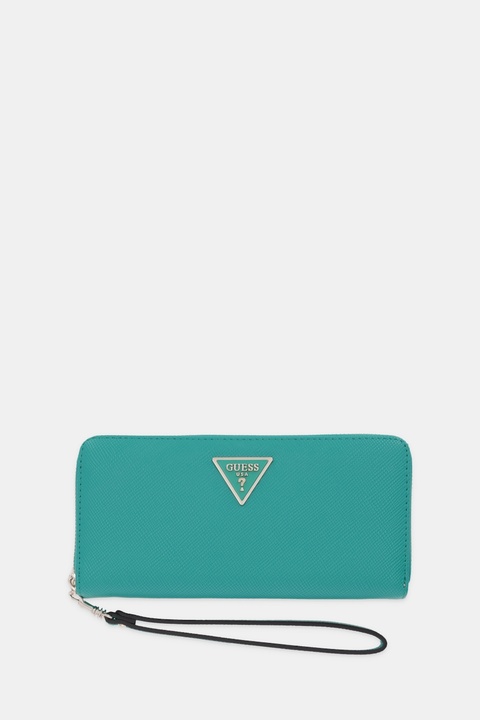 Guess portfel LAUREL damski kolor zielony SWZG74 59146 - zdjęcie produktu nr 1