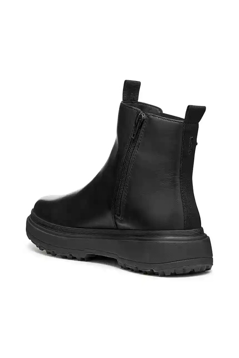 Geox botki skórzane D LAMIDIE + GRIP ABX damskie kolor czarny na płaskim obcasie D46XMD 00043 C9999 - zdjęcie produktu nr 2