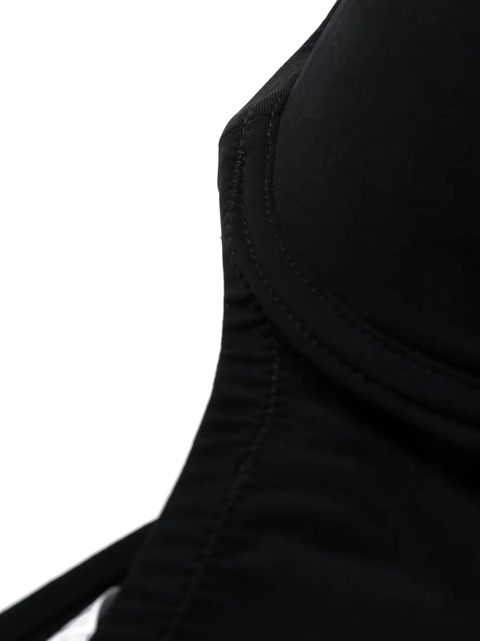 Dolce & Gabbana logo-plaque bikini top - Black - zdjęcie produktu nr 1