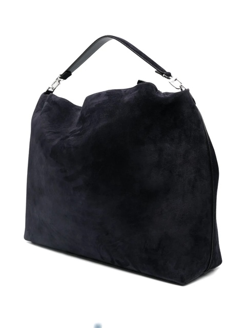 TOTEME bevel suede shoulder bag - Blue - zdjęcie produktu nr 2