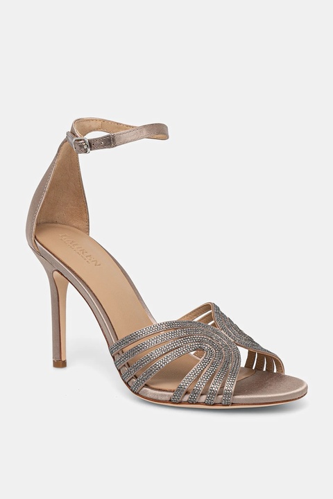 Lauren Ralph Lauren sandały Allie Mtstrp kolor złoty 802P02072001 - zdjęcie produktu nr 1