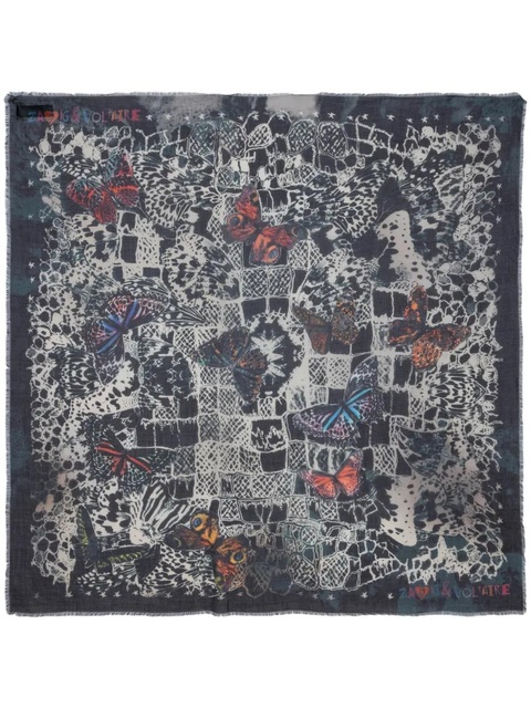 Zadig&Voltaire Kerry printed modal scarf - Blue - zdjęcie produktu nr 1