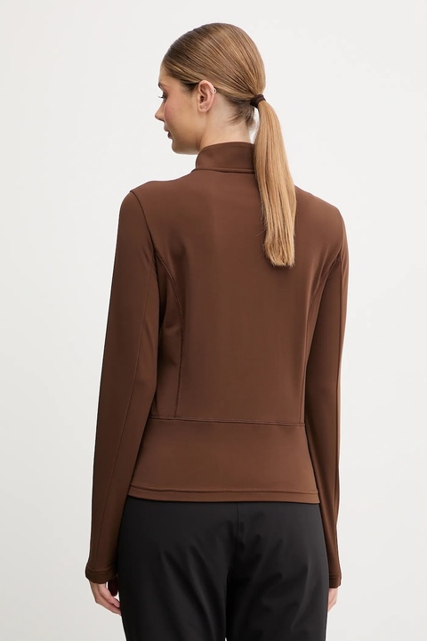 EA7 Emporio Armani bluza sportowa kolor brązowy z nadrukiem AF14634.7W000396 - zdjęcie produktu nr 2