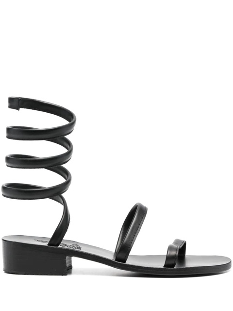 Ancient Greek Sandals 35mm Ohia leather sandals - Black - zdjęcie produktu nr 1