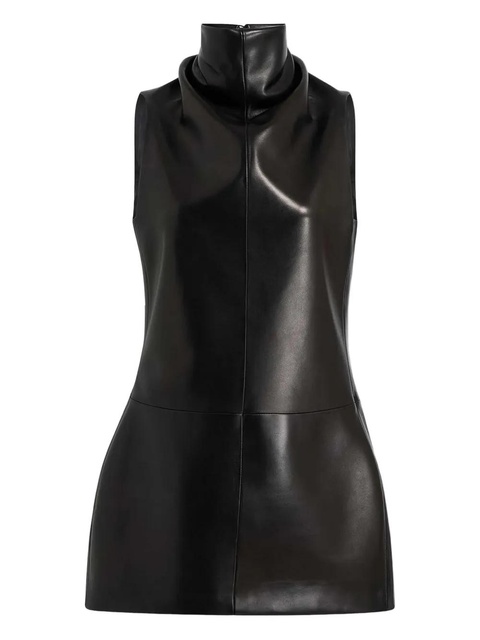 KHAITE Daria high-neck mini dress - Black - zdjęcie produktu nr 2