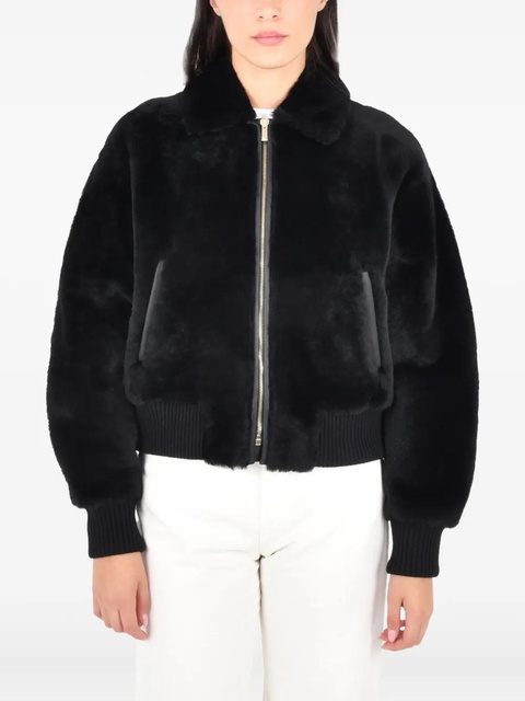 Max Mara zip-up bomber jacket - Black - zdjęcie produktu nr 1