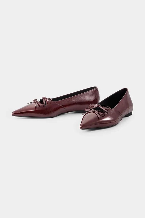 Vagabond Shoemakers baleriny skórzane HERMINE kolor bordowy 5933-160-38 - zdjęcie produktu nr 2