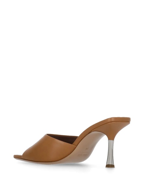 Paris Texas 80mm leather mules - Brown - zdjęcie produktu nr 2