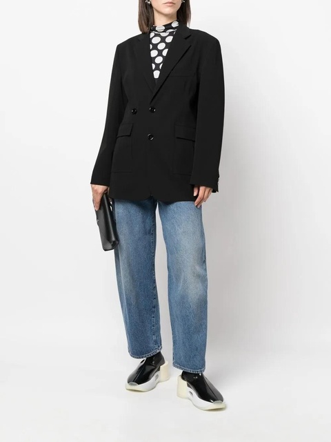 MM6 Maison Margiela single-breasted blazer - Black - zdjęcie produktu nr 2