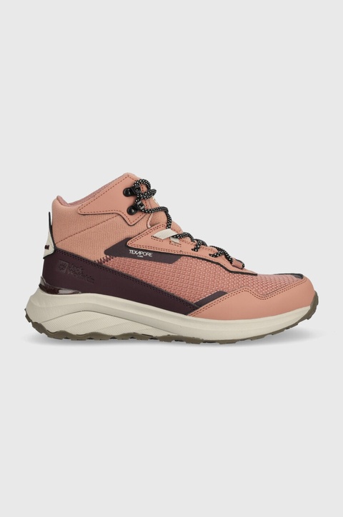 Jack Wolfskin buty Dromoventure Texapore Mid damskie kolor różowy - zdjęcie produktu nr 1