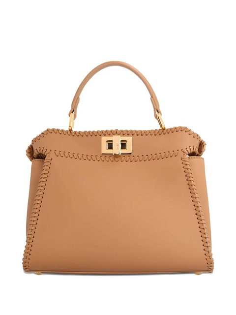 FENDI small Peekaboo tote bag - Brown - zdjęcie produktu nr 1