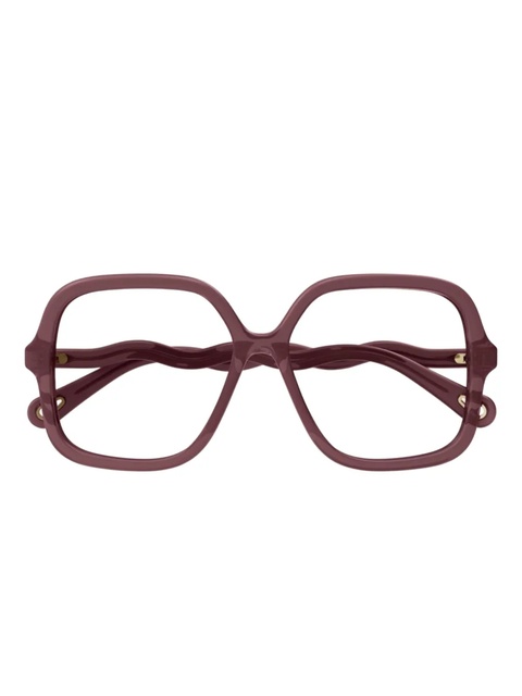 Chloé square-frame acetate glasses - Red - zdjęcie produktu nr 1