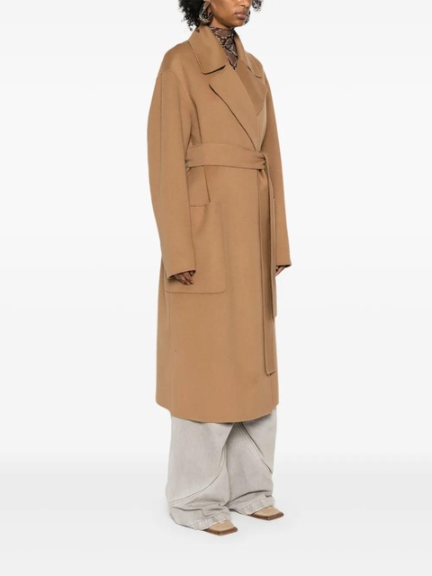 Sportmax Veleno belted wool coat - Brown - zdjęcie produktu nr 1