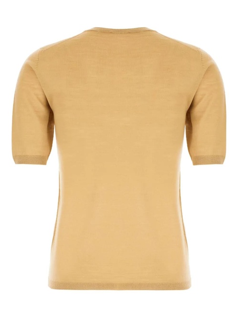 Max Mara short-sleeve crew-neck T-shirt - Brown - zdjęcie produktu nr 1