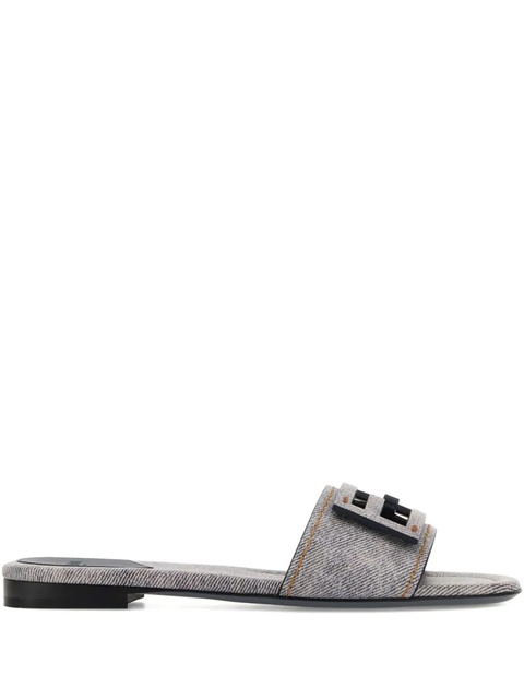 FENDI Baguette mules - Blue - zdjęcie produktu nr 1