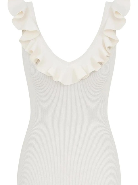 ZIMMERMANN Awaken ribbed top - White - zdjęcie produktu nr 2