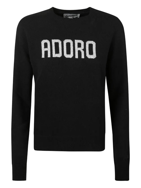 MC2 Saint Barth NEW QUEEN crew-neck sweater - Black - zdjęcie produktu nr 1