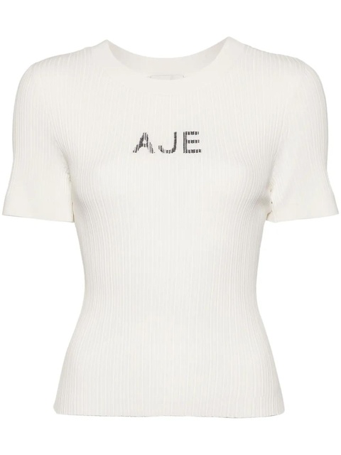 Aje ribbed top - Neutrals - zdjęcie produktu nr 1