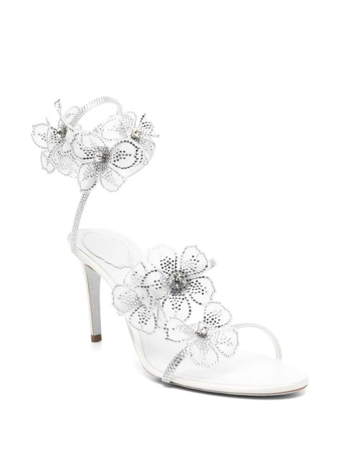 René Caovilla 80mm Floriane sandals - Silver - zdjęcie produktu nr 2
