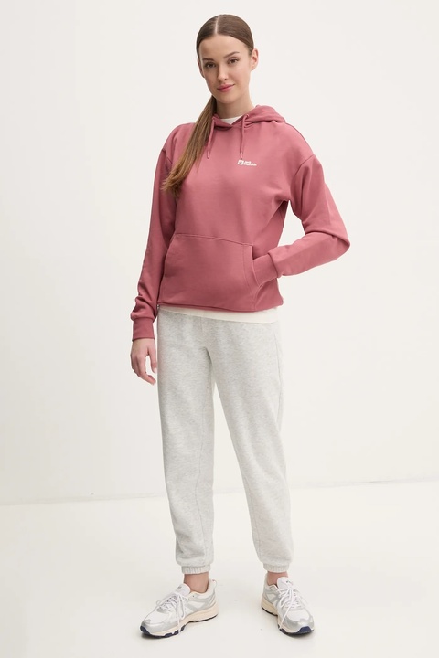 Jack Wolfskin t-shirt bawełniany damski kolor beżowy - zdjęcie produktu nr 2