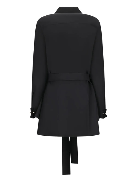 LOEWE belted silk blouse - Black - zdjęcie produktu nr 1