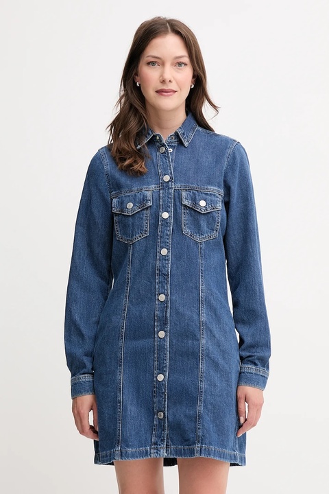 Pepe Jeans sukienka jeansowa kolor niebieski mini prosta PL95377284C1 - zdjęcie produktu nr 1