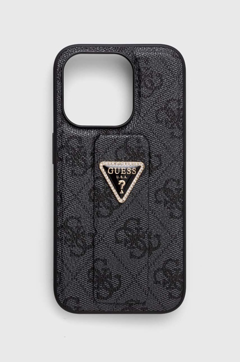 Guess etui na telefon iPhone 15 Pro 6.1'' kolor szary - zdjęcie produktu nr 1