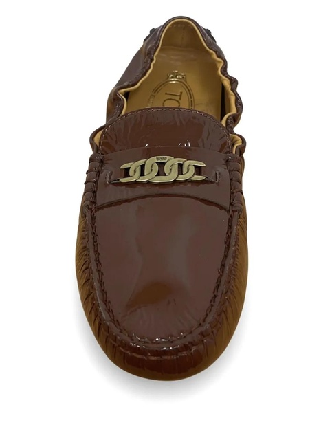Tod's Gommino chain-detail loafers - Brown - zdjęcie produktu nr 2