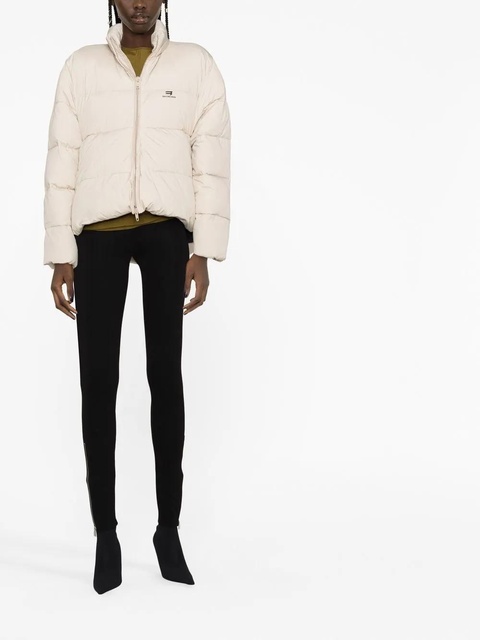 Balenciaga C-Shape logo-print puffer jacket - Neutrals - zdjęcie produktu nr 2