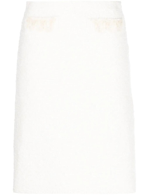 Lanvin high-waisted straight skirt - White - zdjęcie produktu nr 1