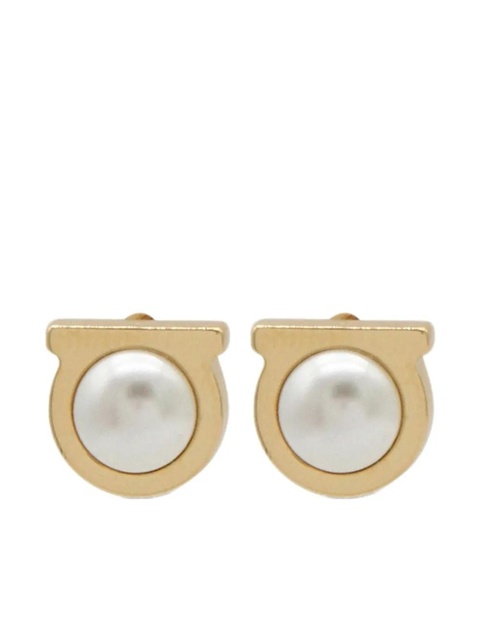 Ferragamo Gancini stud earrings - Gold - zdjęcie produktu nr 2