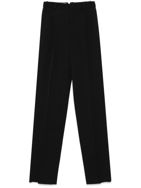 Saint Laurent grain de poudre tuxedo trousers - Black - zdjęcie produktu nr 1