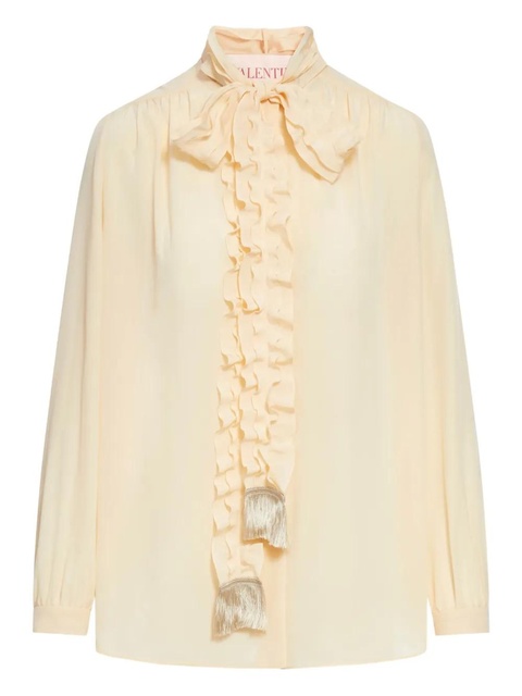 Valentino Garavani crepe de chine shirt - Neutrals - zdjęcie produktu nr 1