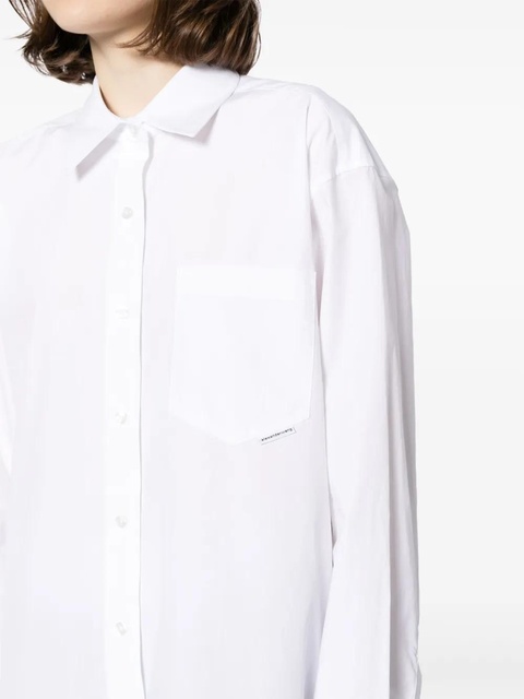 Alexander Wang oversize cotton shirt - White - zdjęcie produktu nr 2