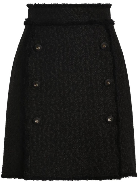 Dolce & Gabbana DNA tweed mini skirt - Black - zdjęcie produktu nr 1