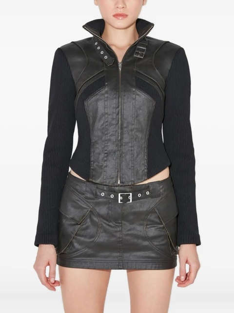 MISBHV waxed cotton jacket - Black - zdjęcie produktu nr 1