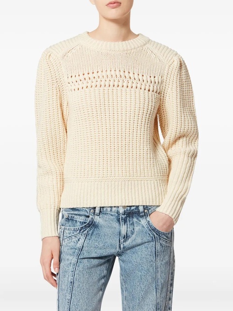 MARANT ÉTOILE Winnie openwork sweater - Neutrals - zdjęcie produktu nr 2