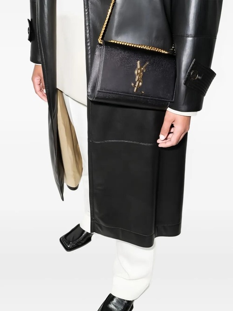 Saint Laurent small Kate logo-plaque cross body bag - Black - zdjęcie produktu nr 2