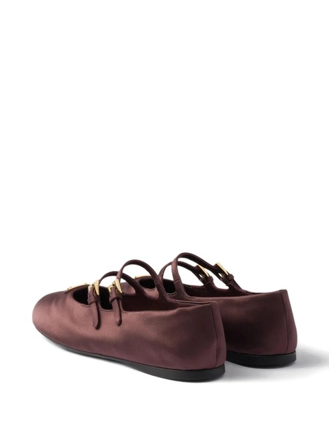 Prada satin ballet flats - Red - zdjęcie produktu nr 2