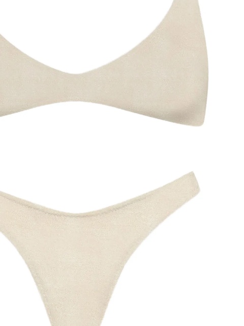 MC2 Saint Barth glitter triangle bikini - Neutrals - zdjęcie produktu nr 2