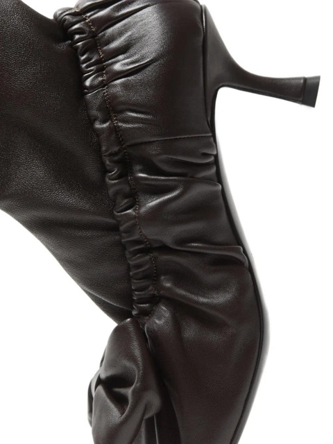 Acne Studios leather boots - Brown - zdjęcie produktu nr 2