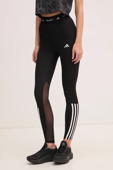adidas Performance legginsy treningowe Techfit kolor czarny z nadrukiem IT2272 - zdjęcie produktu nr 1
