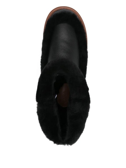 Chloé Dolcie shearling-leather boots - Black - zdjęcie produktu nr 2