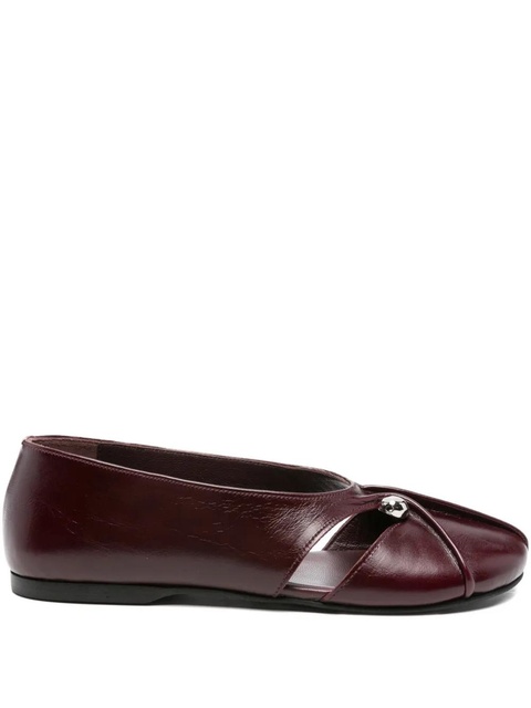 ALOHAS cut-out ballet flats - Red - zdjęcie produktu nr 1