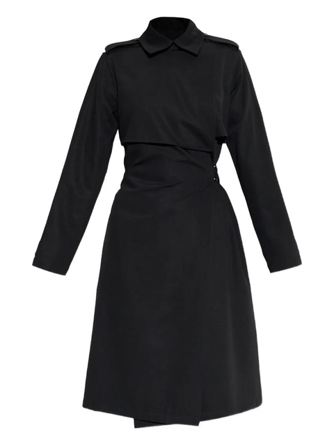 Burberry belted-detail midi dress - Black - zdjęcie produktu nr 1