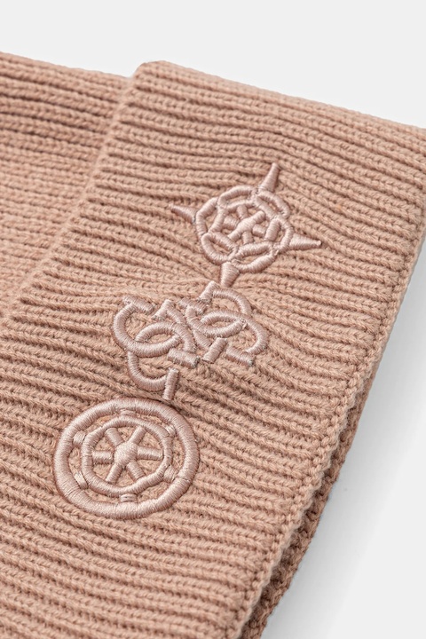 Guess czapka z dodatkiem wełny CRESIDIA kolor beżowy AW5404 POL01 - zdjęcie produktu nr 2