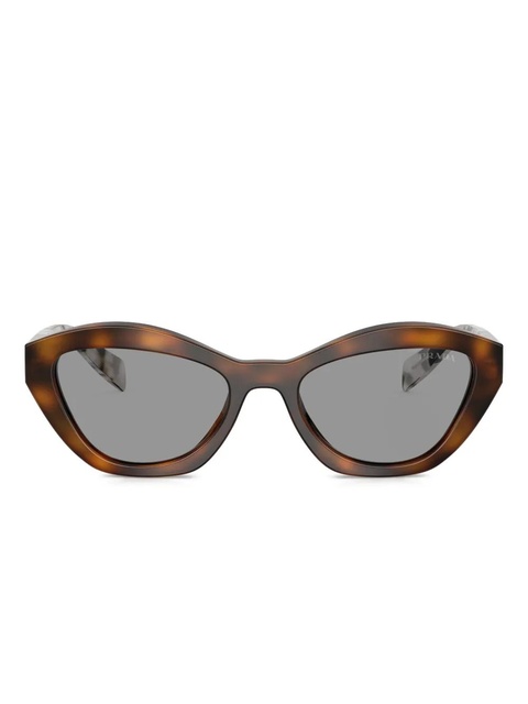 Prada Eyewear logo-detail cat-eye sunglasses - Brown - zdjęcie produktu nr 1